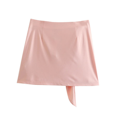 New Fashion Sexy Style Halter Short Retro V Neck Open Tank Top + Mini Skirt Set CODE: KAR1782