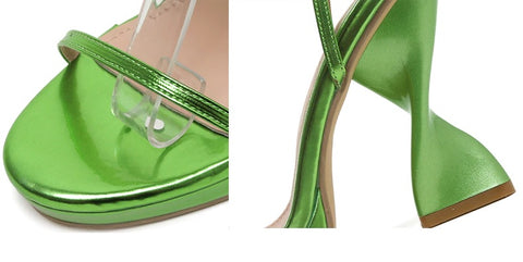 Sexy Summer Square Toe High Heel CODE: KAR1786