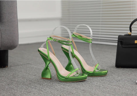 Sexy Summer Square Toe High Heel CODE: KAR1786