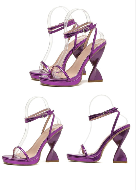 Sexy Summer Square Toe High Heel CODE: KAR1786