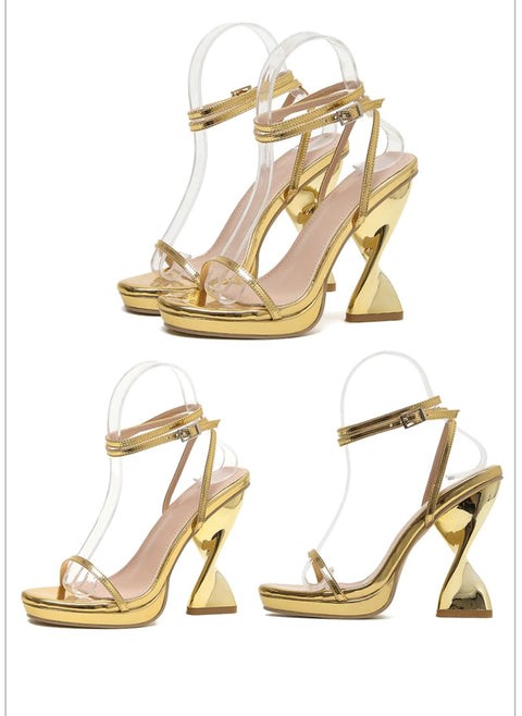 Sexy Summer Square Toe High Heel CODE: KAR1786