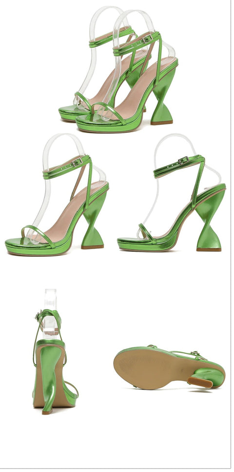 Sexy Summer Square Toe High Heel CODE: KAR1786