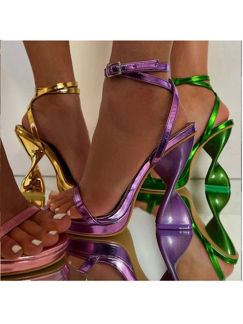 Sexy Summer Square Toe High Heel CODE: KAR1786