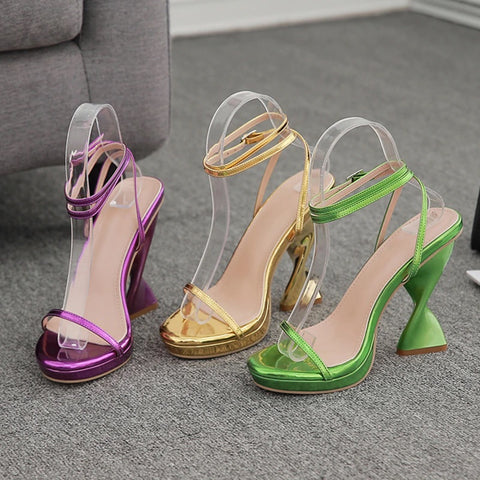 Sexy Summer Square Toe High Heel CODE: KAR1786