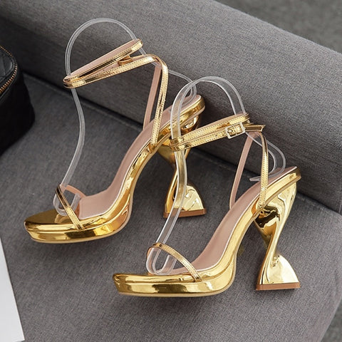 Sexy Summer Square Toe High Heel CODE: KAR1786