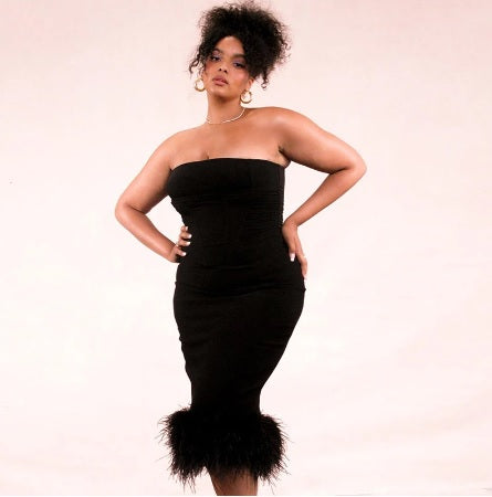 Sexy Strapless Bodycon Bandage Long Dress CODE: KAR1794