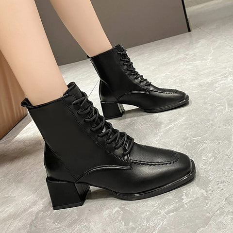 Winter New Fashion Ankle Cross Lace Up Boot CODE: KAR1807