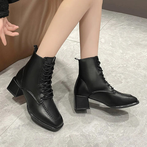 Winter New Fashion Ankle Cross Lace Up Boot CODE: KAR1807