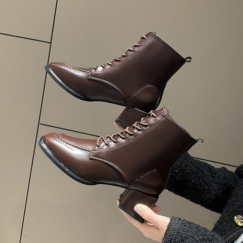 Winter New Fashion Ankle Cross Lace Up Boot CODE: KAR1807
