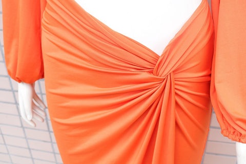 Summer Solid Color Street Sweet Design Lantern Sleeve Tube Top Hollow Asymmetric DressCODE: KAR1848