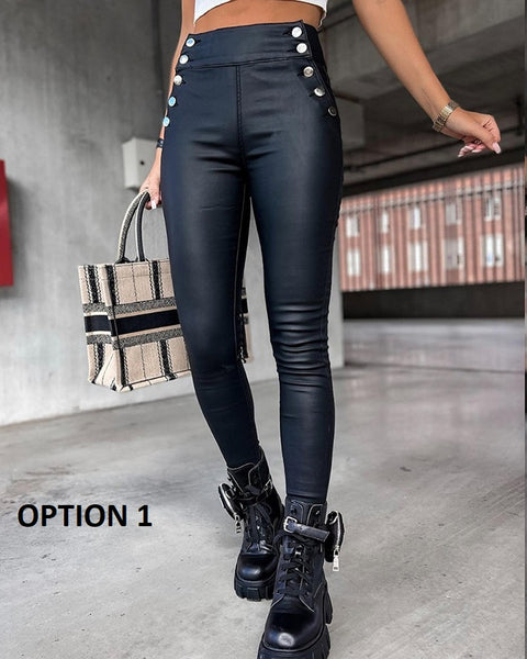 Sexy Elastic Stretch High Waist Slim Long Pencil Pants CODE: KAR1849