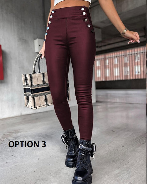 Sexy Elastic Stretch High Waist Slim Long Pencil Pants CODE: KAR1849
