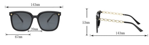 New Large Frame Sun Protection Sunglasses CODE: KAR1856