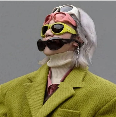 New Aesthetic Fashion Around Bicycle Outdoor Sun Glasses CODE: KAR1858