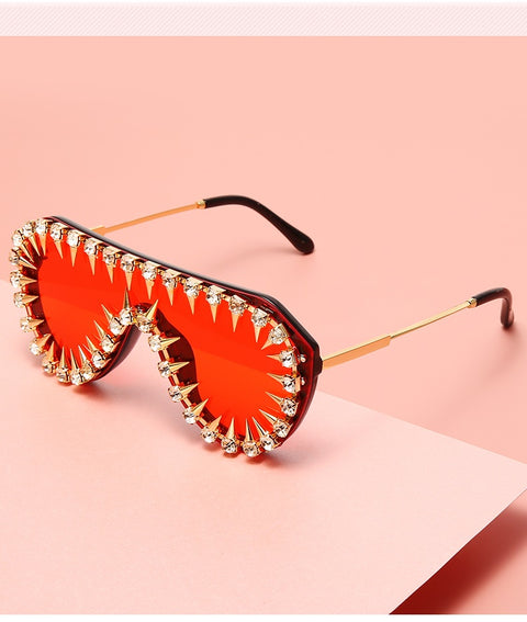 New Rhinestone Studded Sun Glasses CODE: KAR1860