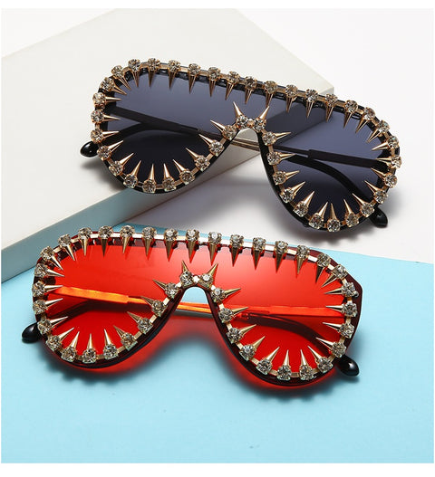 New Rhinestone Studded Sun Glasses CODE: KAR1860