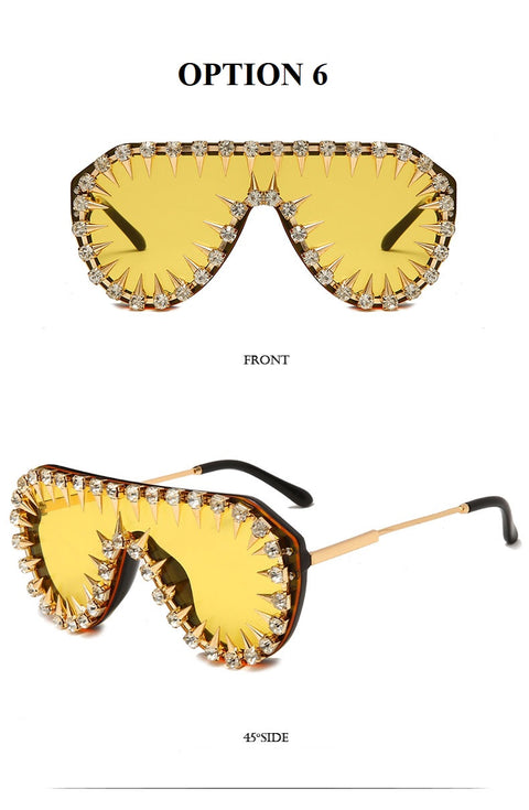 New Rhinestone Studded Sun Glasses CODE: KAR1860