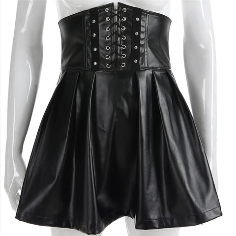 New Fashion sexy High Waist Tight mini Pleated Skirt CODE: KAR1862