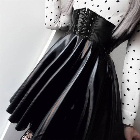 New Fashion sexy High Waist Tight mini Pleated Skirt CODE: KAR1862