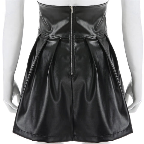 New Fashion sexy High Waist Tight mini Pleated Skirt CODE: KAR1862