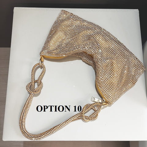 New luxury Designer Shining Crystal Rhinestones Shoulder Bag CODE: KAR1864