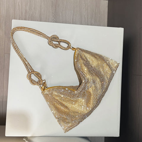 New luxury Designer Shining Crystal Rhinestones Shoulder Bag CODE: KAR1864