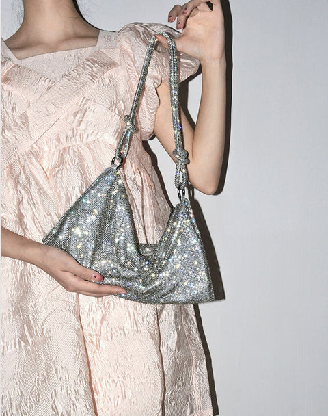 New luxury Designer Shining Crystal Rhinestones Shoulder Bag CODE: KAR1864
