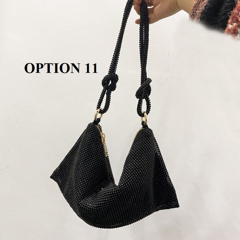 New luxury Designer Shining Crystal Rhinestones Shoulder Bag CODE: KAR1864