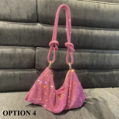 New luxury Designer Shining Crystal Rhinestones Shoulder Bag CODE: KAR1864