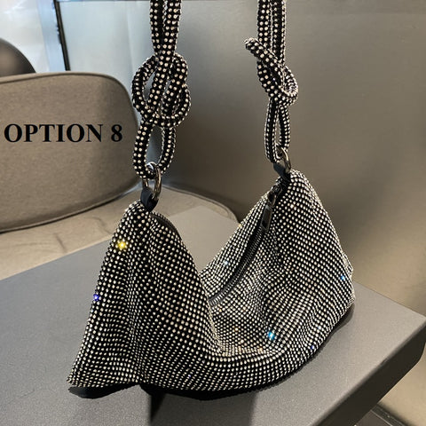 New luxury Designer Shining Crystal Rhinestones Shoulder Bag CODE: KAR1864