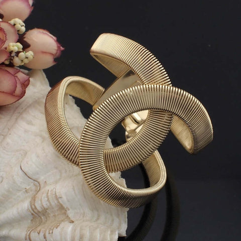 New Fashion Designer Wide Spring Cuff Bracelet CODE: KAR1869