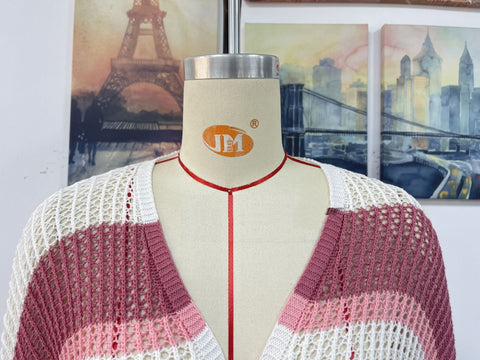 Summer Cardigan Loose Solid Vacation Outfits CODE: KAR1874