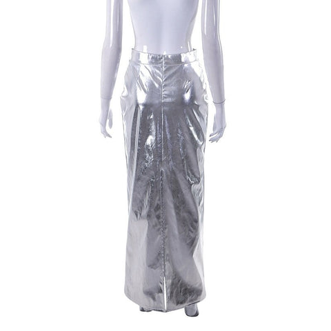 New Elegant High Waisted Summer Slim Casual Long Skirt CODE: KAR1900