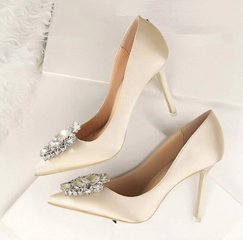 Rhinestone Pumps Stiletto Sexy High Heel CODE: KAR1907