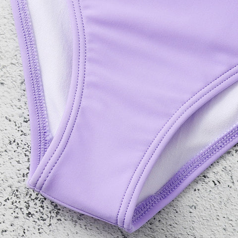 New Color block Sexy High Waist Cross Wrap Swimwear CODE: KAR1915