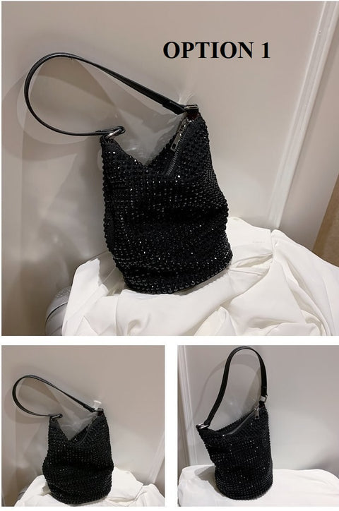 New Fashion Rhinestones Shiny Crystal Luxury Diamonds Shoulder Bag CODE: KAR1919