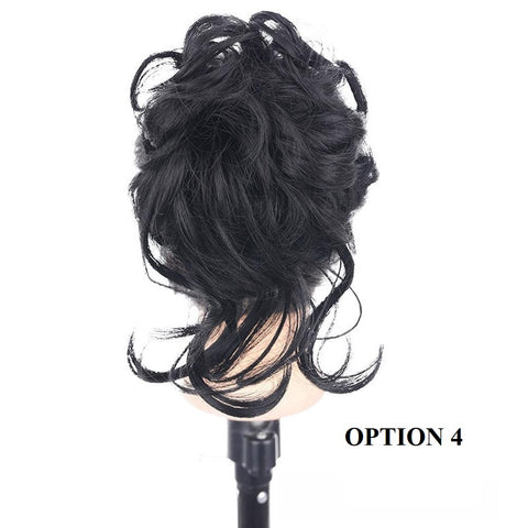 New Clip Messy Curly Bun Hair Claw Wigs CODE: KAR1937