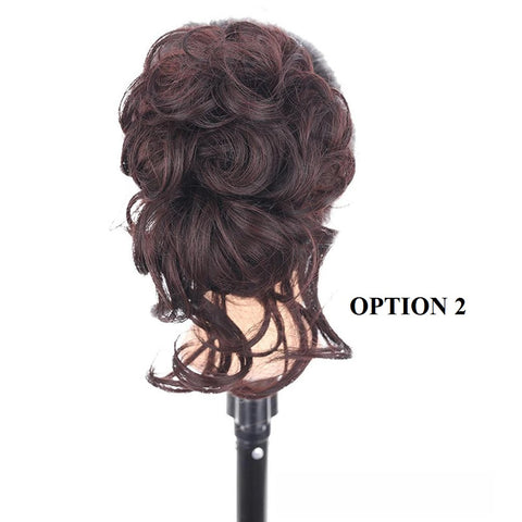 New Clip Messy Curly Bun Hair Claw Wigs CODE: KAR1937