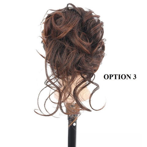 New Clip Messy Curly Bun Hair Claw Wigs CODE: KAR1937