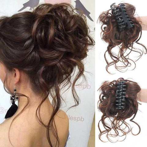 New Clip Messy Curly Bun Hair Claw Wigs CODE: KAR1937