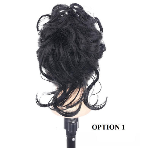 New Clip Messy Curly Bun Hair Claw Wigs CODE: KAR1937
