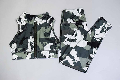 Camo Snake Sport Suit for Fitness Yoga Set 2 Pieces CODE: KAR981