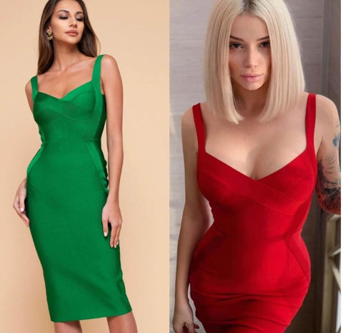 Rayon Bandage Dress Evening Party CODE: KAR112