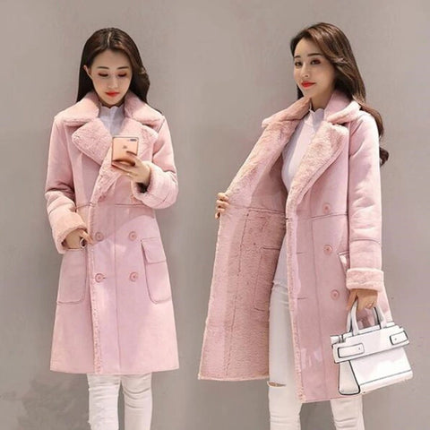 Winter Coat Women In The LongThick Cotton Jacket Coat  CODE: KAR394