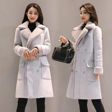 Winter Coat Women In The LongThick Cotton Jacket Coat  CODE: KAR394