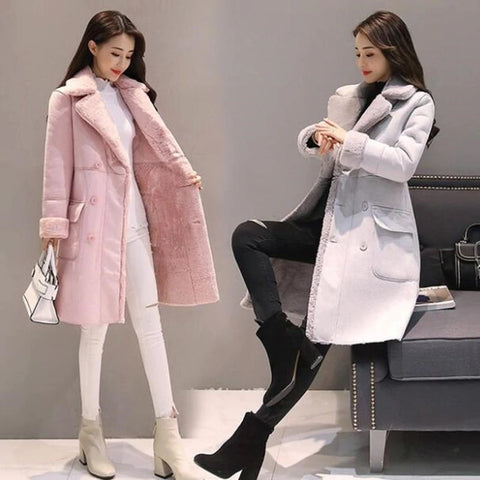 Winter Coat Women In The LongThick Cotton Jacket Coat  CODE: KAR394