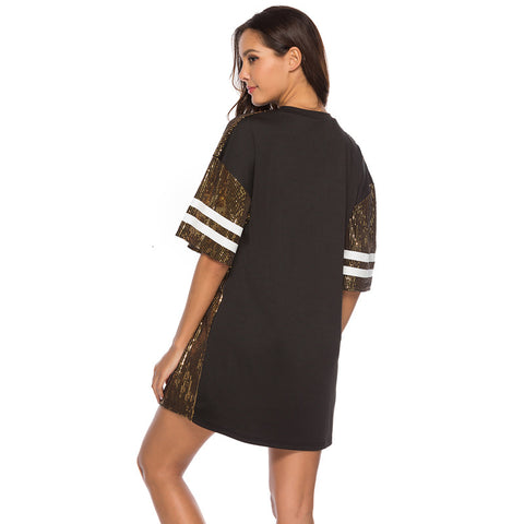 Number Dress Female Fashion Sexy Mini Bodycon Dress Party CODE: KAR446