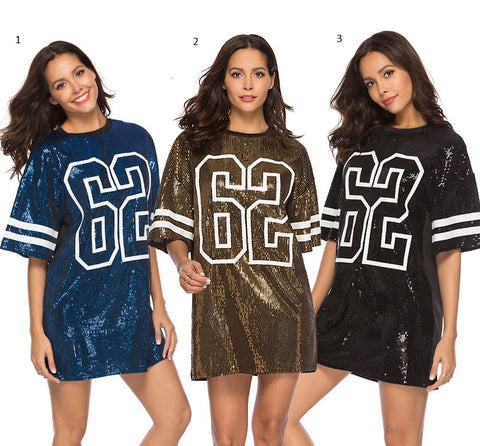 Number Dress Female Fashion Sexy Mini Bodycon Dress Party CODE: KAR446