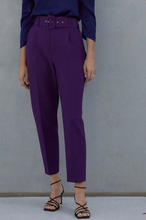 Belts Trousers Modern Lady Casual Pant Bottom CODE: KAR464
