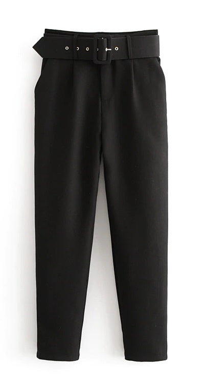 Belts Trousers Modern Lady Casual Pant Bottom CODE: KAR464